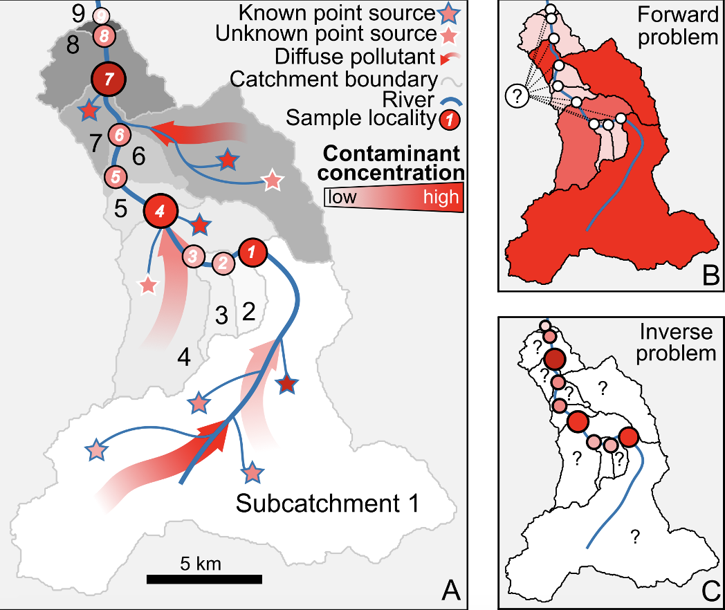 Chemical hotspots in London's chalk streams